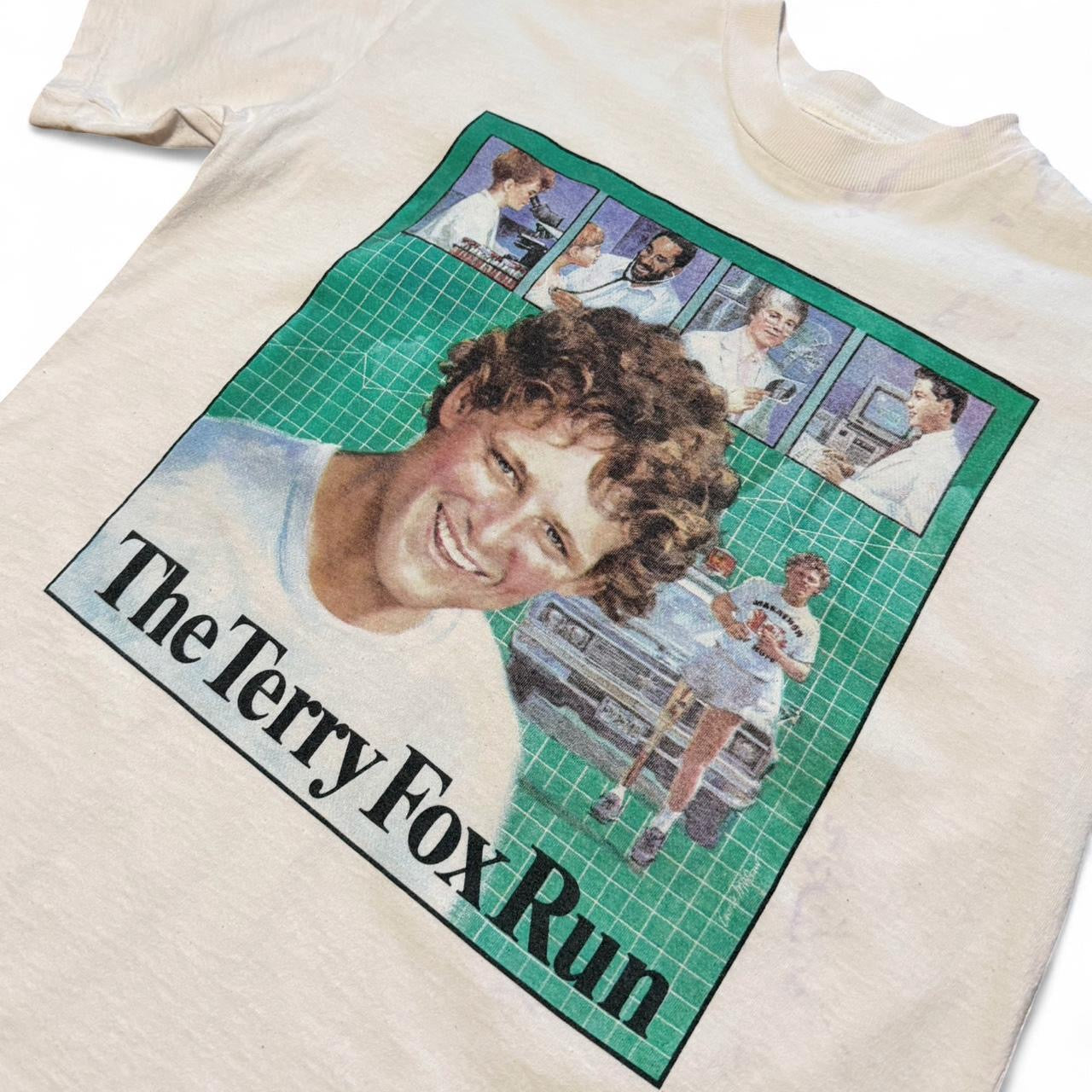 Vintage 90s Terry Fox Commemorative Souvenir Running T-shirt