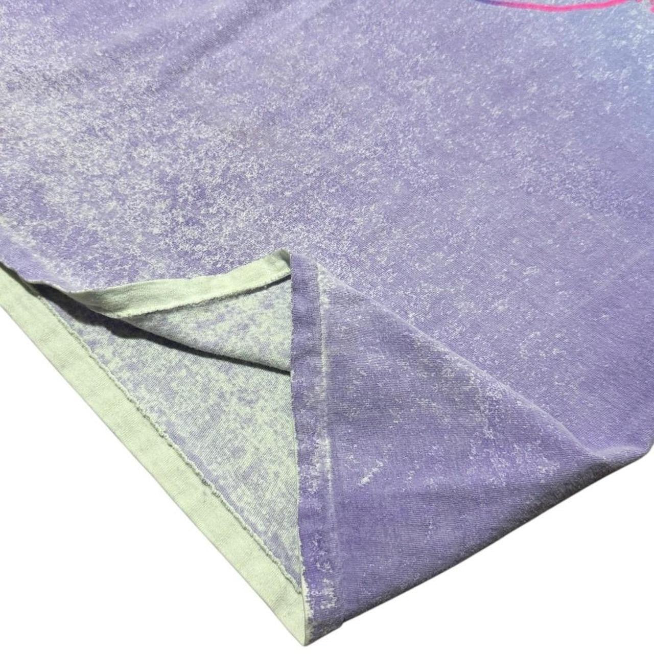 90s Zulu Shinerama Pepsi Purple Acid Wash Tie Dye Promo Graphic T-shirt