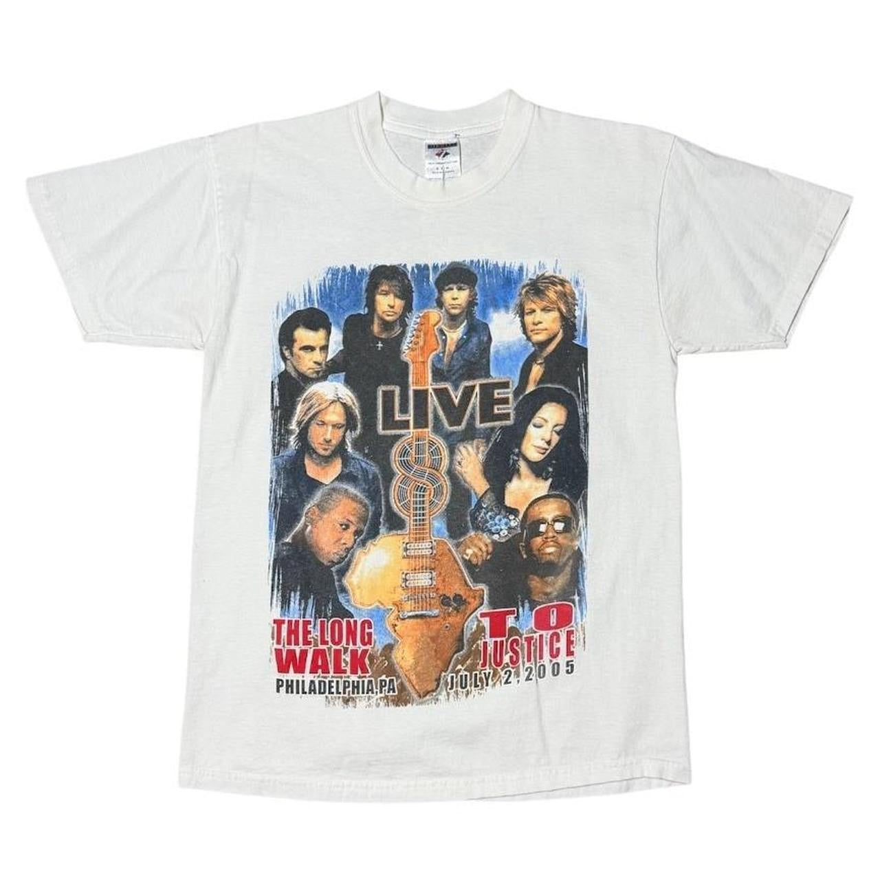 Y2K Live 8 2005 Philadelphia Concert Festival Merch T-shirt