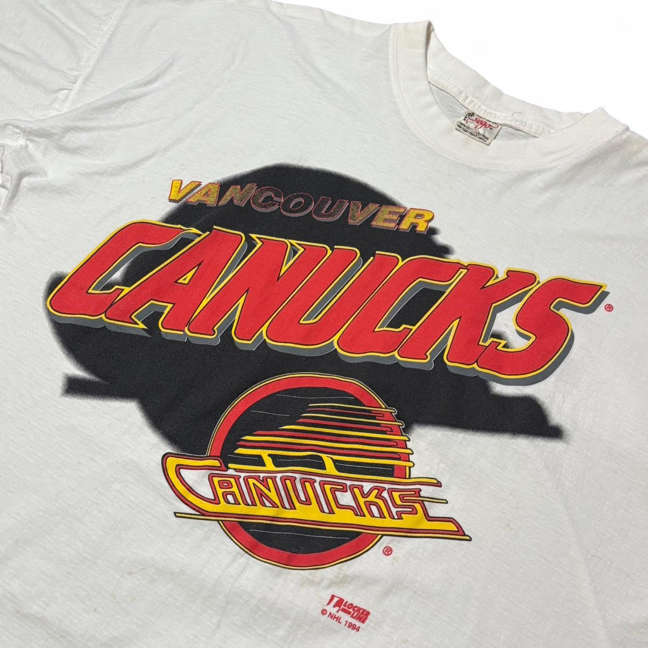 1991 Vancouver Canucks NHL Hockey Classic Logo Tee