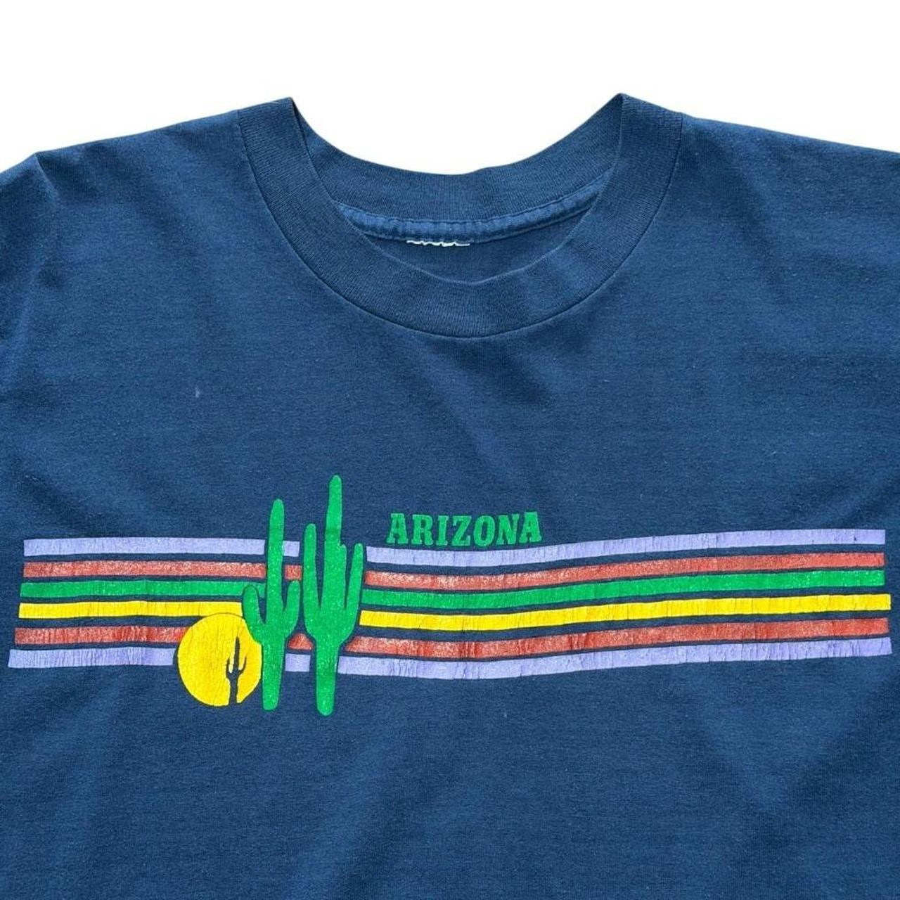 90s Arizona Saguaro Cactus Desert USA Retro Souvenir Tourist T-shirt