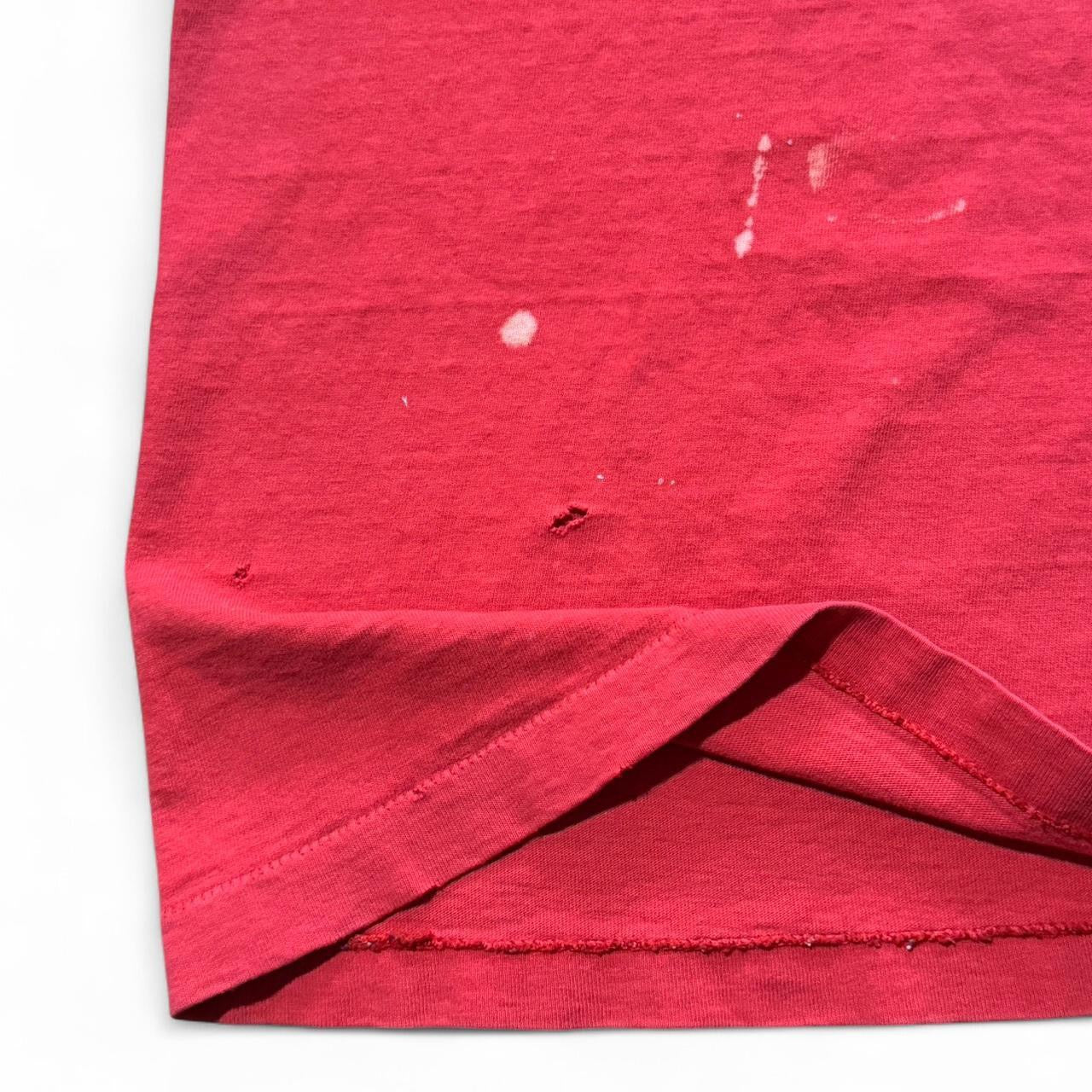 80s Distressed Coca-Cola Spellout Logo Tee