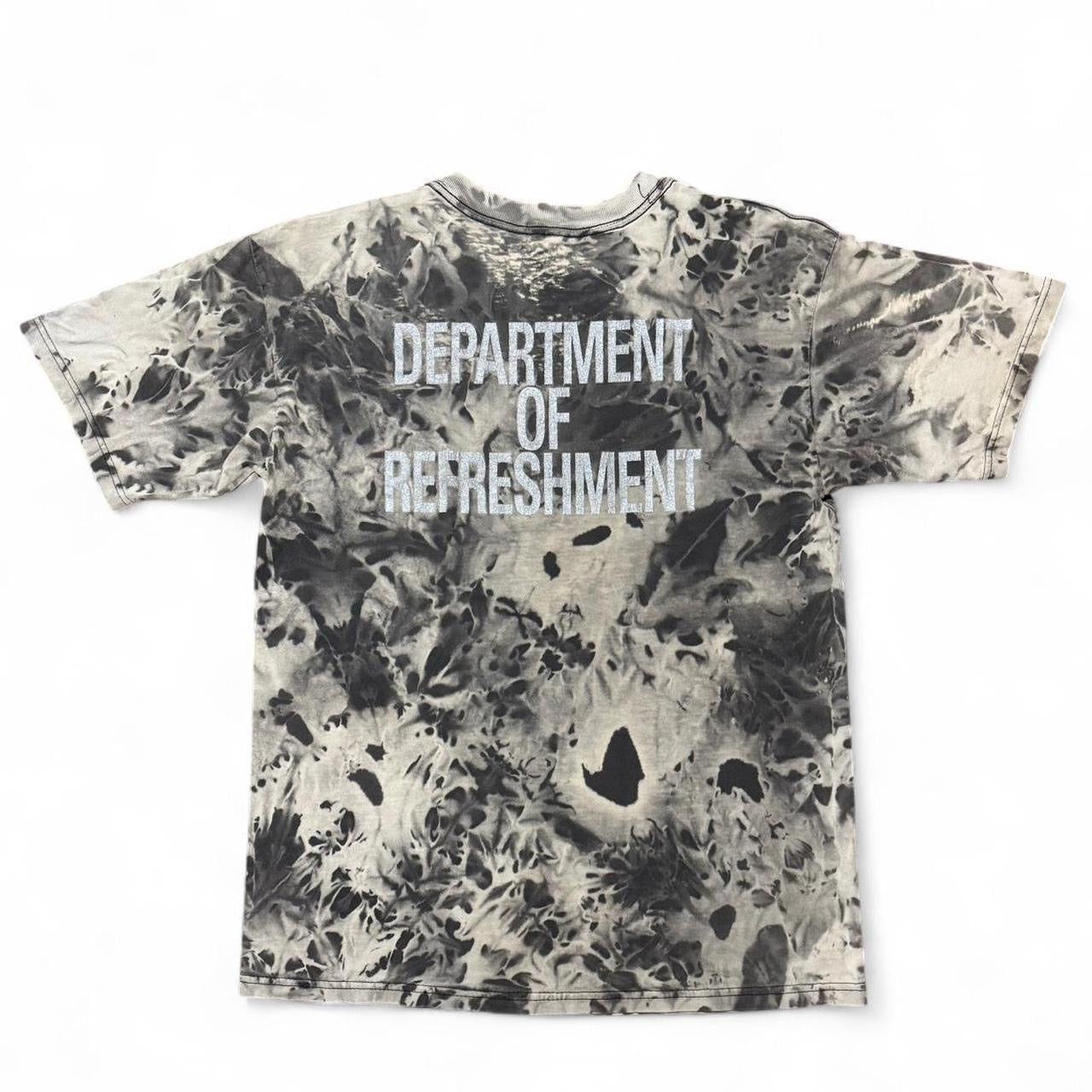 90s Coca-Cola Tie-Dye Acid Wash Bleached Department of Refreshment Tee