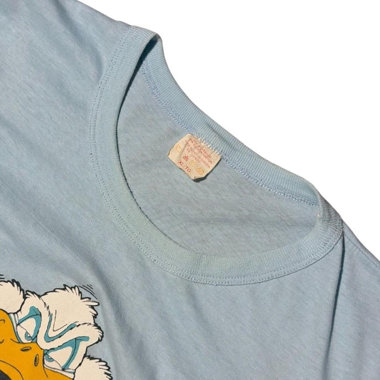 70s Flyin Fart Duck Sarcasm Joke Novelty Funny Graphic Ringer T-shirt