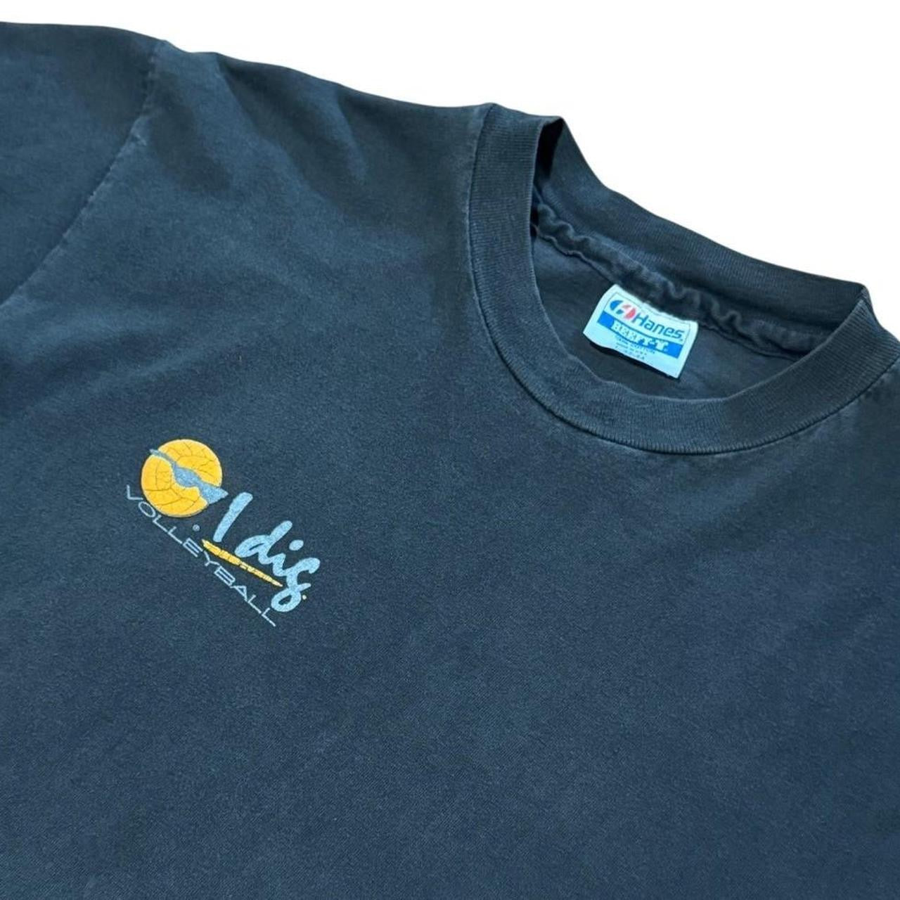 90s I Dig Pro Beach Legends Volleyball Beach Sport Graphic Faded T-shirt