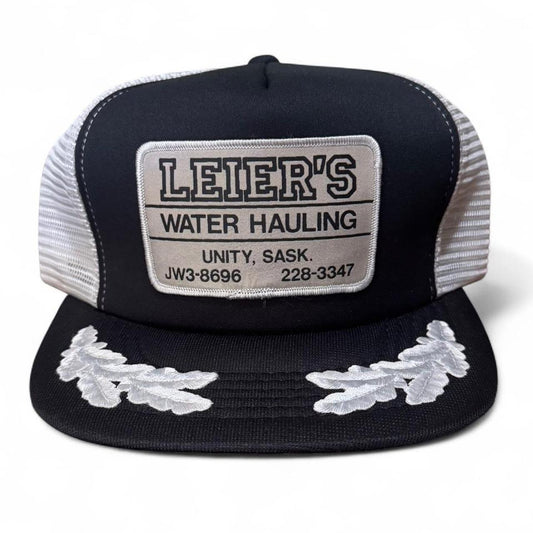 Leiers Saskatchewan Silver Leaf Mesh Trucker SnapBack