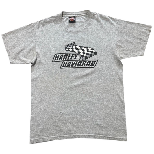 2002 Germany Harley Davidson Racing Flag Ska Biker Tee