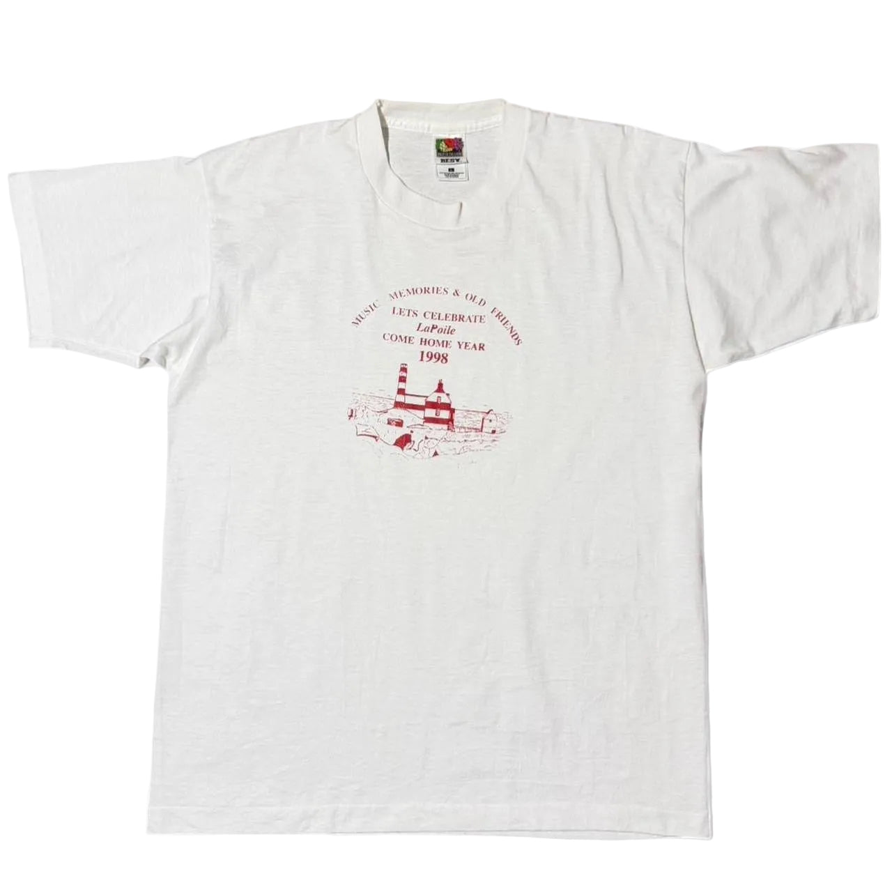 90s Lighthouse Ocean Nature Memorial Souvenir T-shirt