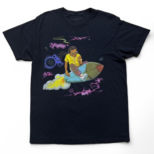 Migos Rapper Takeoff The Last Rocket Hip Hop Tee