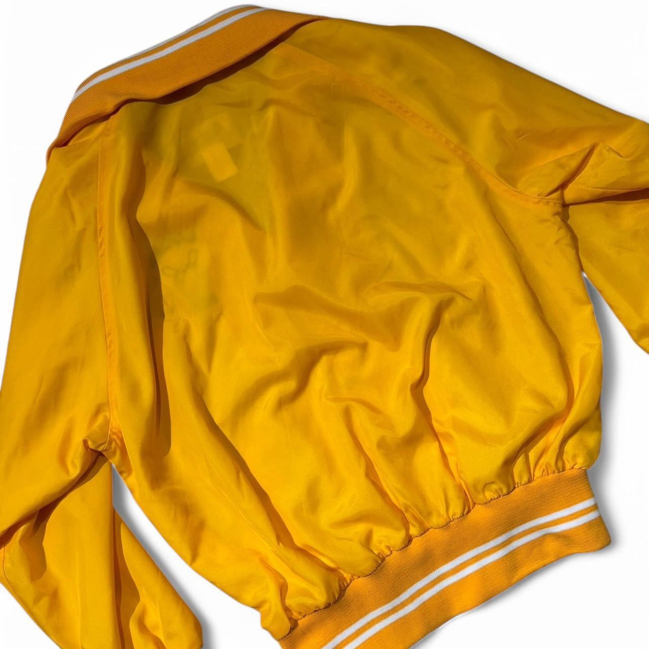 1980s Satin Yellow Astro Bowling Jacket