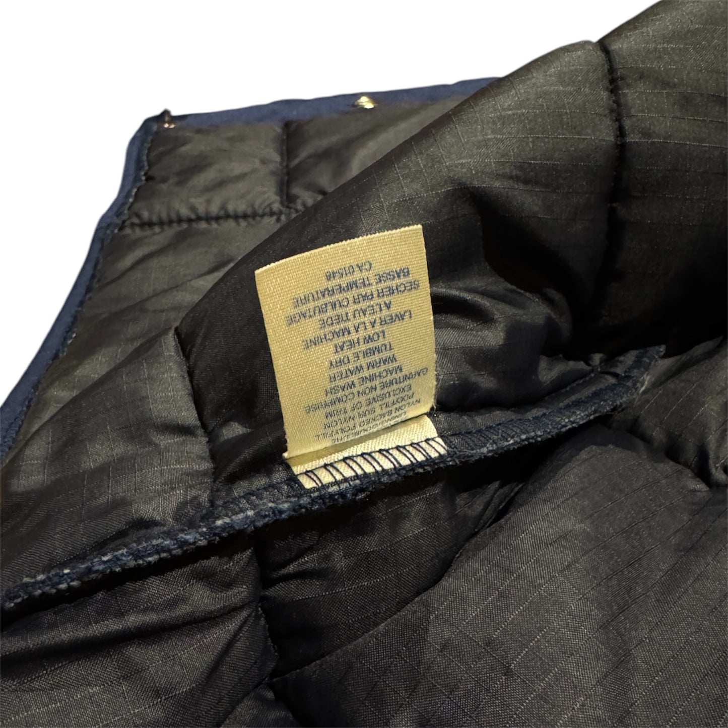 90s Navy Blue Puffer Vest