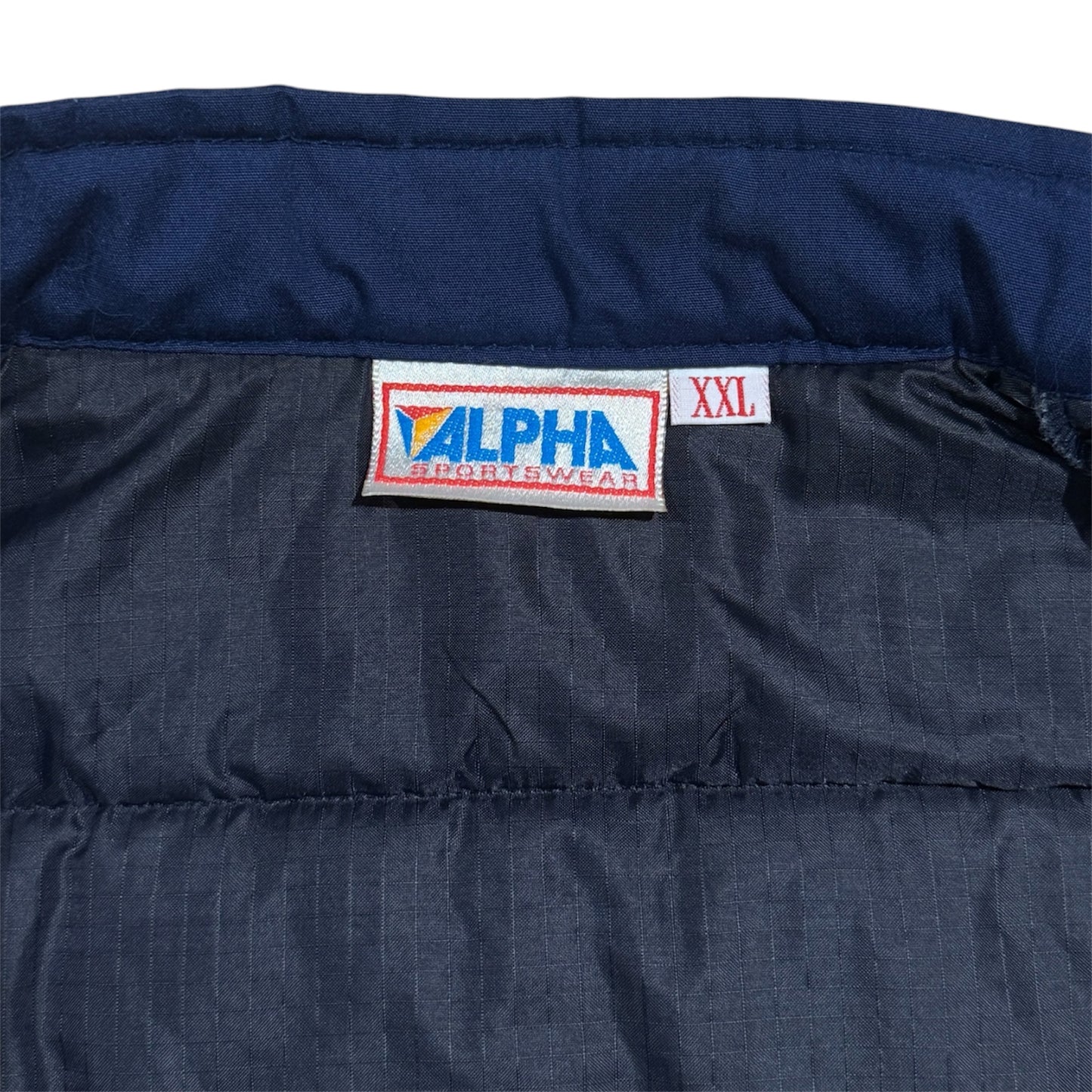 90s Navy Blue Puffer Vest