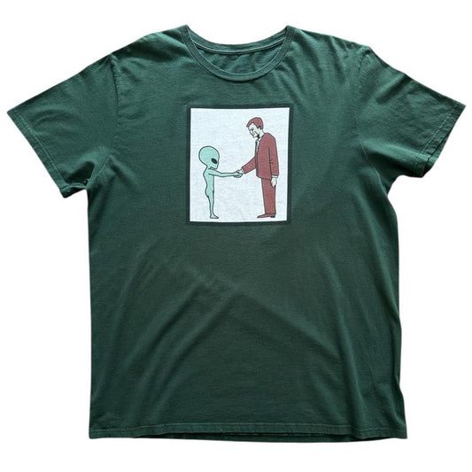 Y2K Helmet Punk Band Merch Tee
