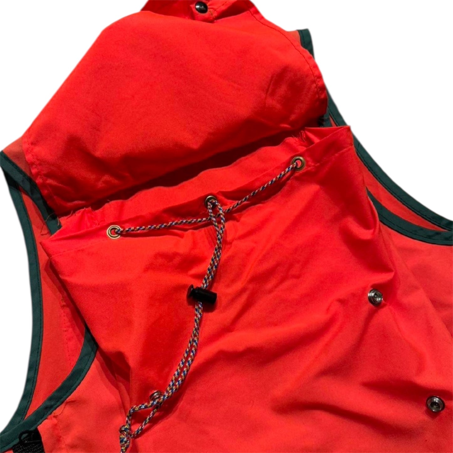 Vintage Orange & Green Hunting Vest