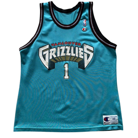 Vintage 90s Grizzlies Champion NBA Jersey