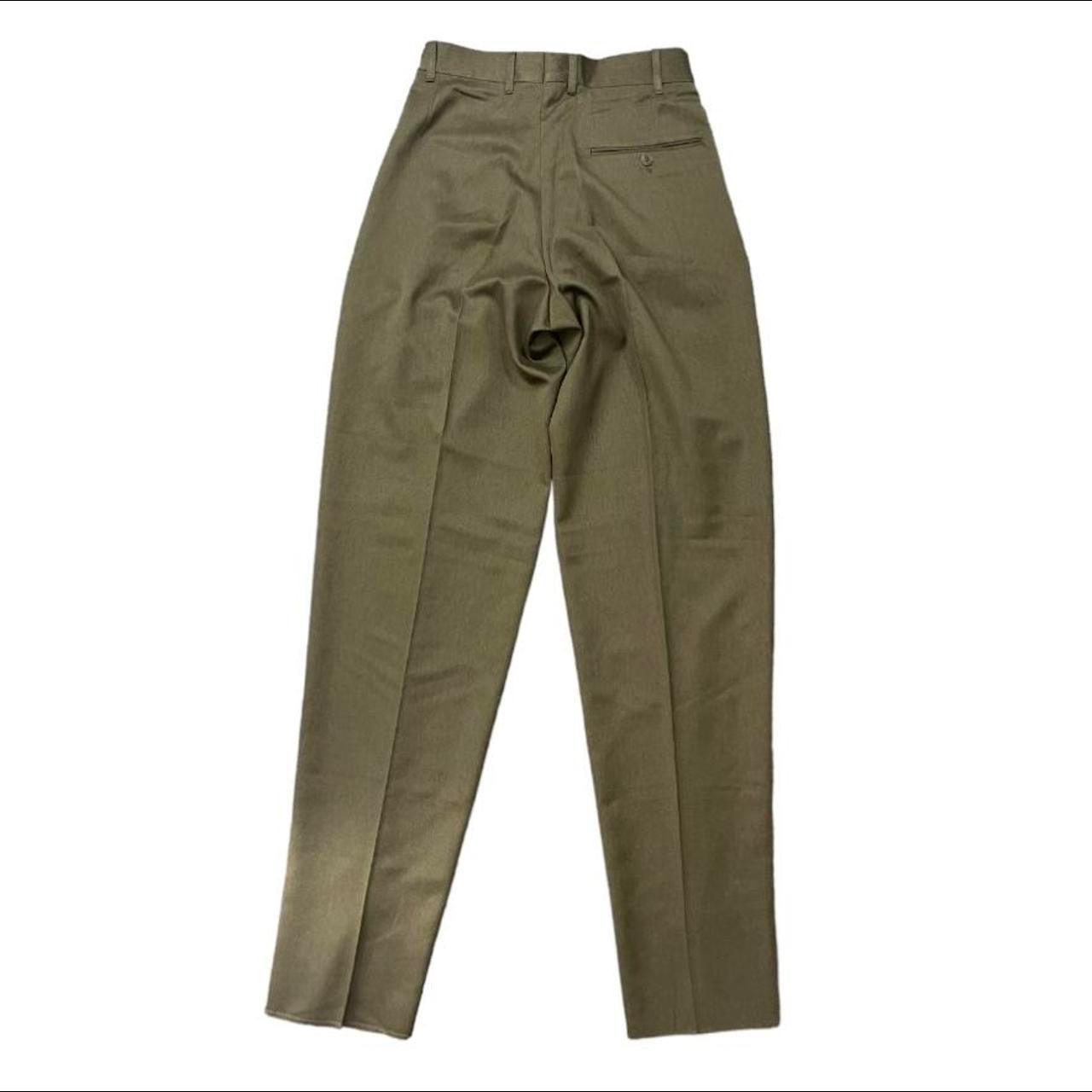 80s Pleated Khaki Trouser