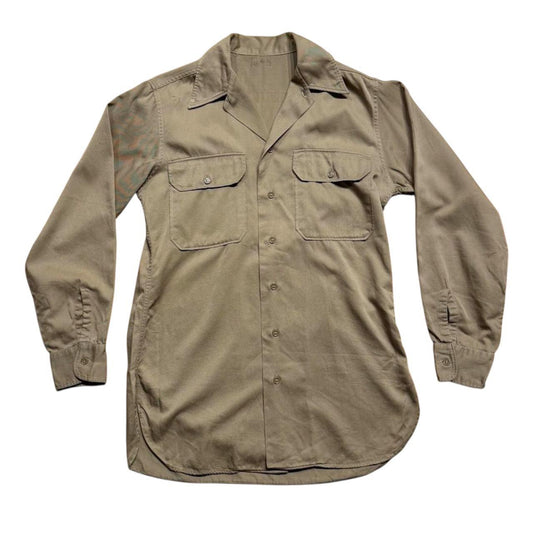 70s Military Button-Up