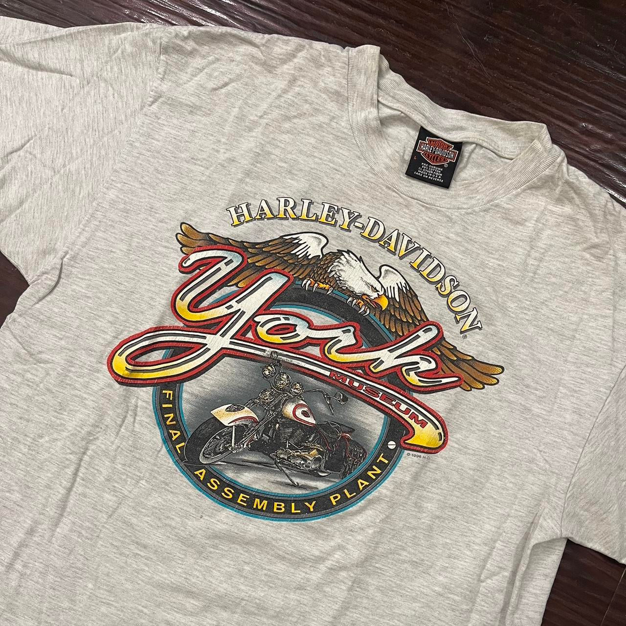 90s York Harley Davidson Biker Tee
