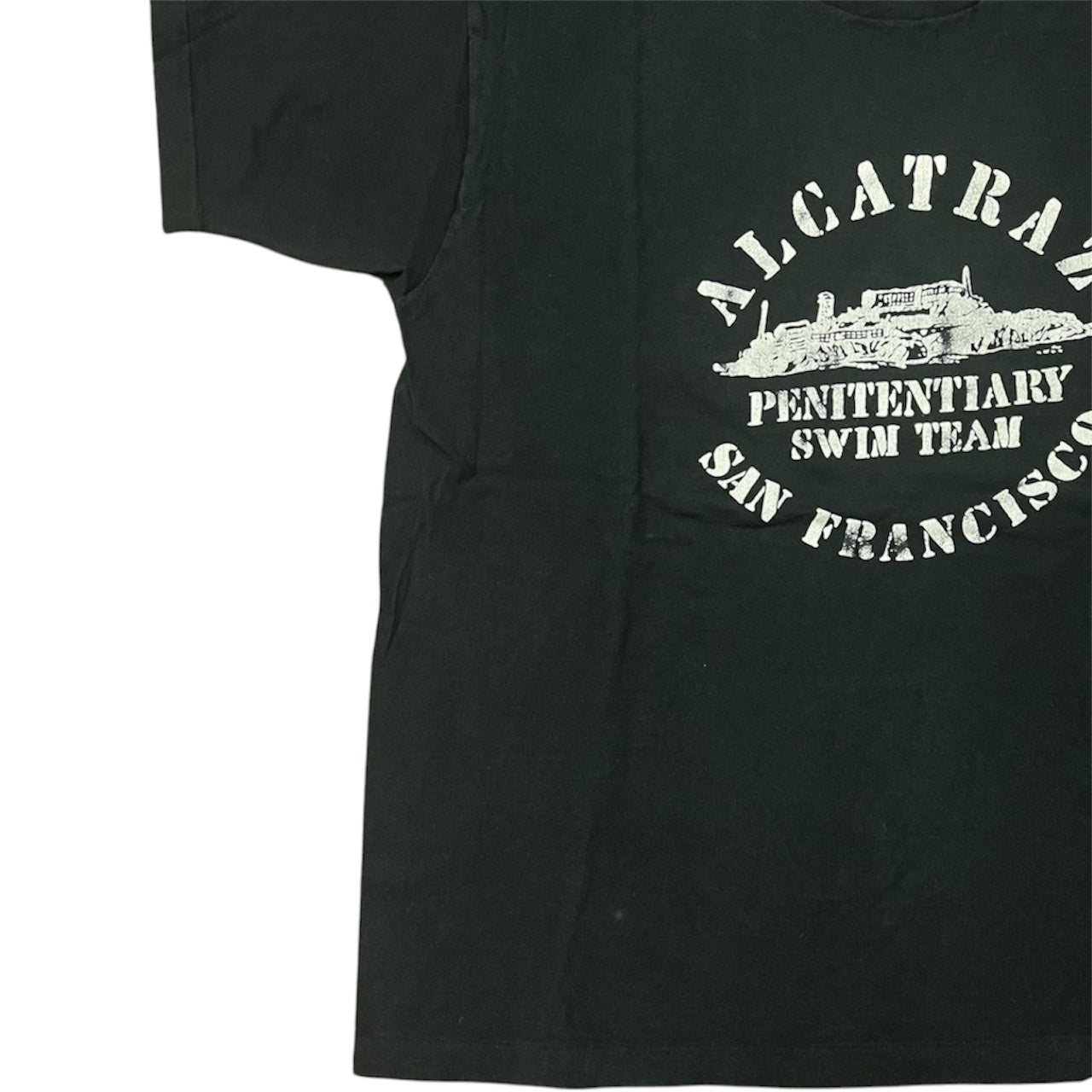 80s Alcatraz Prison Swim Team Tee