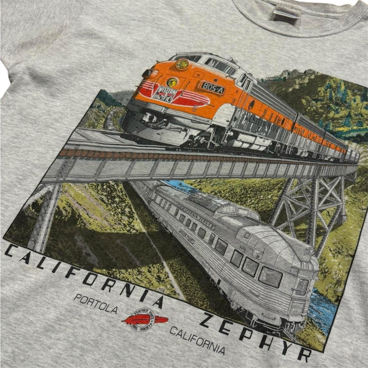 90s California Zephyr Train Graphic Tee