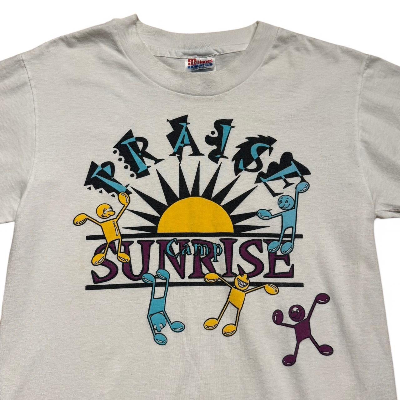 90s Praise Sunrise Church Camp Jesus Tee