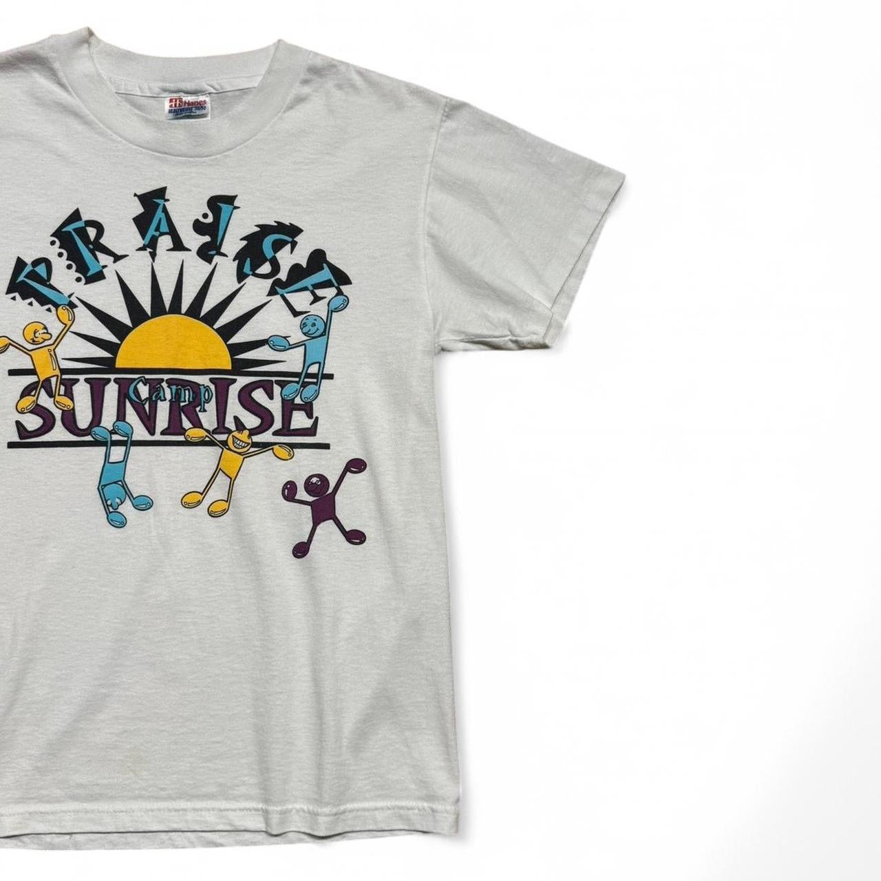 90s Praise Sunrise Church Camp Jesus Tee
