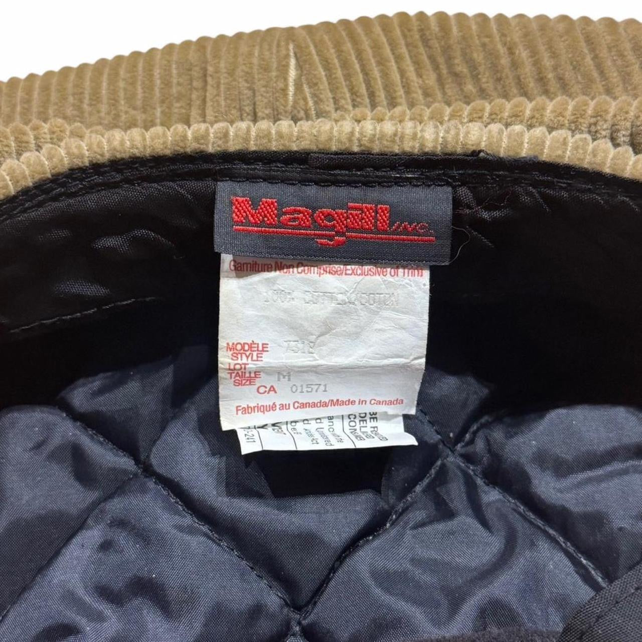 70s Magill Brown Corduroy Flat Cap Mushroom Hat