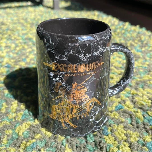 Vintage 90s Las Vegas Excalibur Casino Mug
