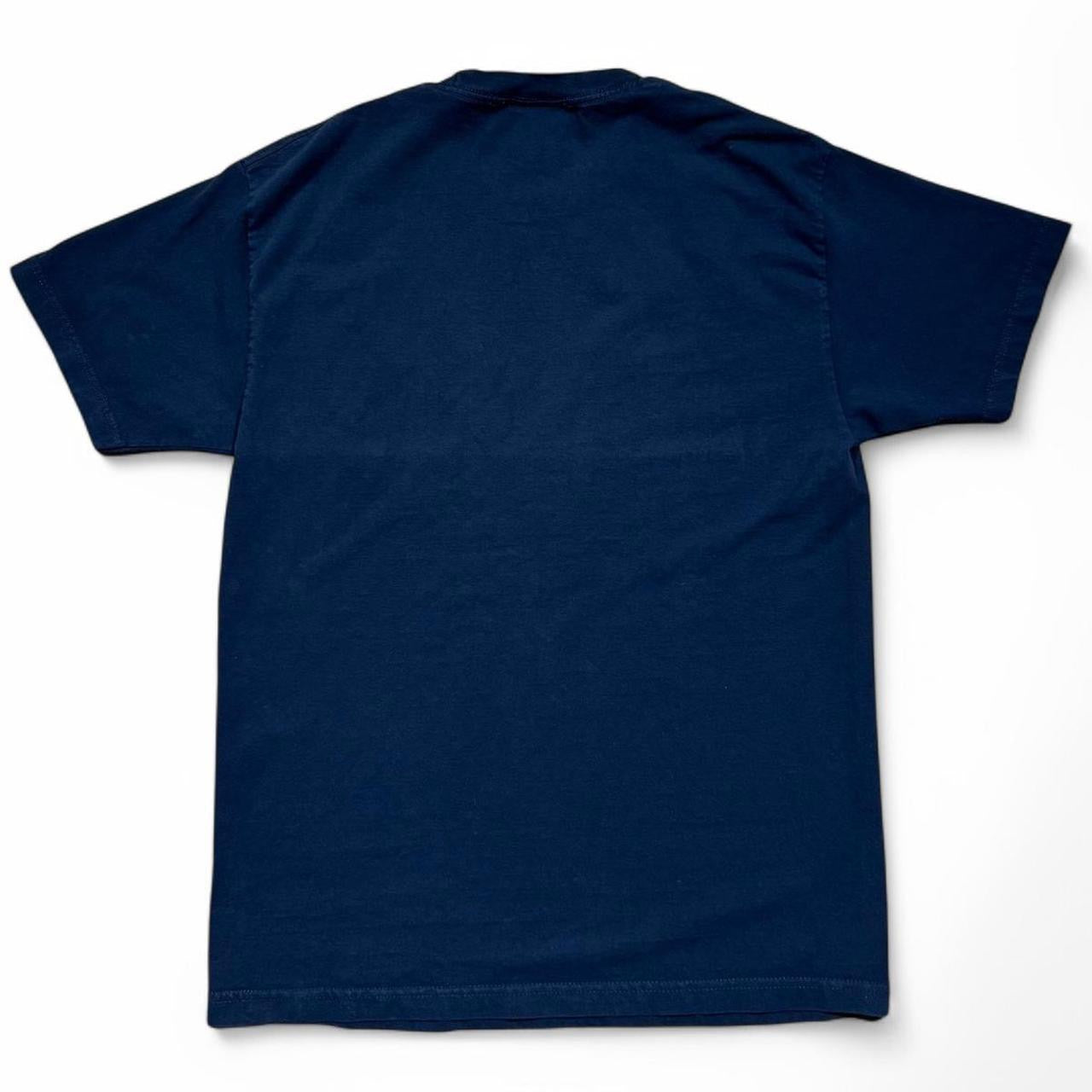 Y2K Navy Blue Funny Humour Type T-Shirt