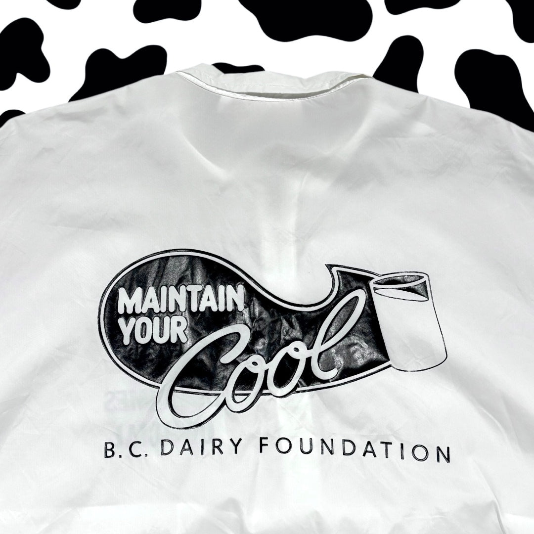 Rare 1980’s BC Games Offical Dairy Sponsor Windbreaker