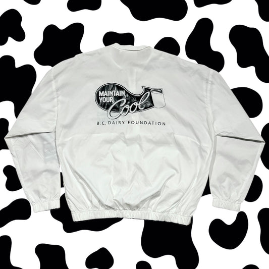 Rare 1980’s BC Games Offical Dairy Sponsor Windbreaker