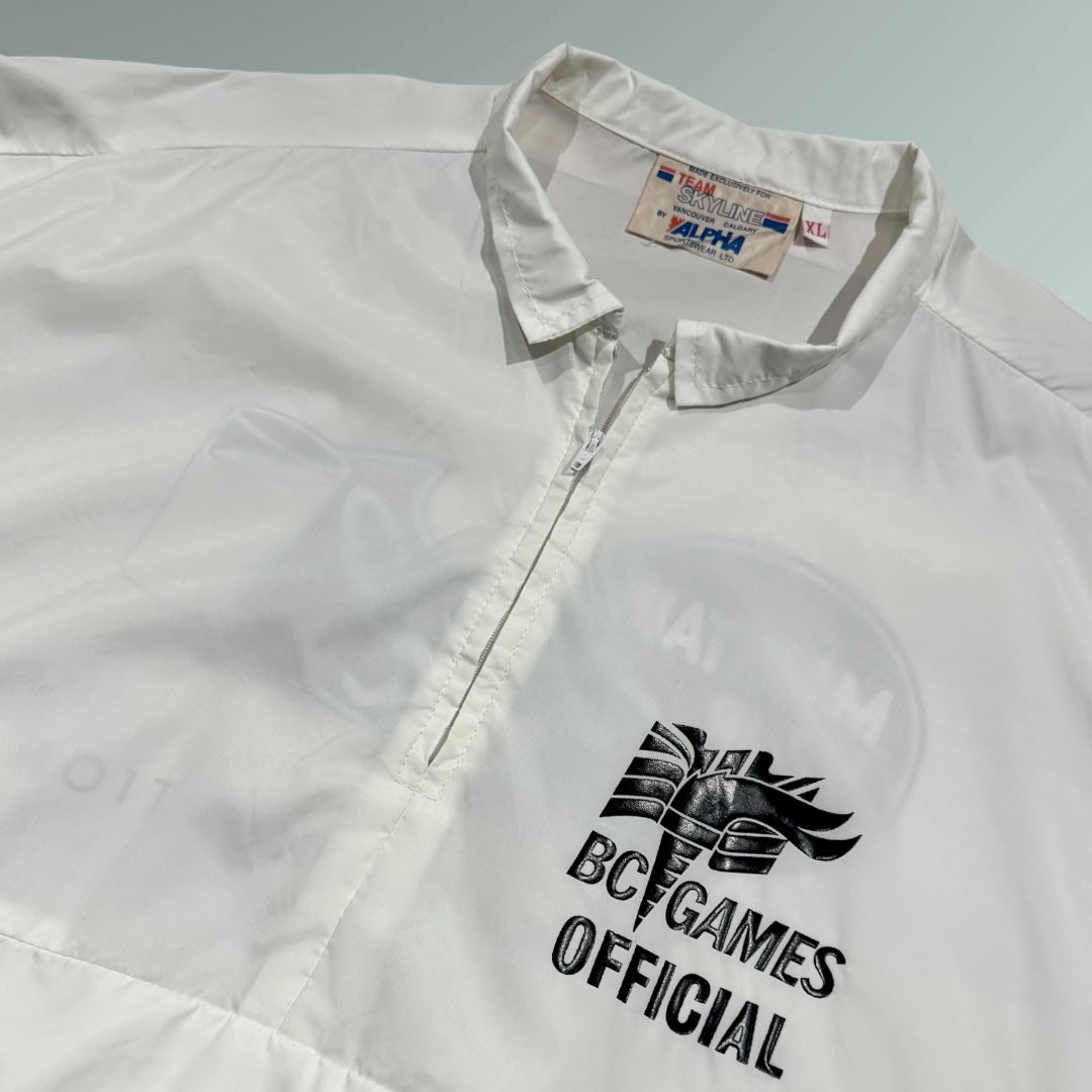 Rare 1980’s BC Games Offical Dairy Sponsor Windbreaker
