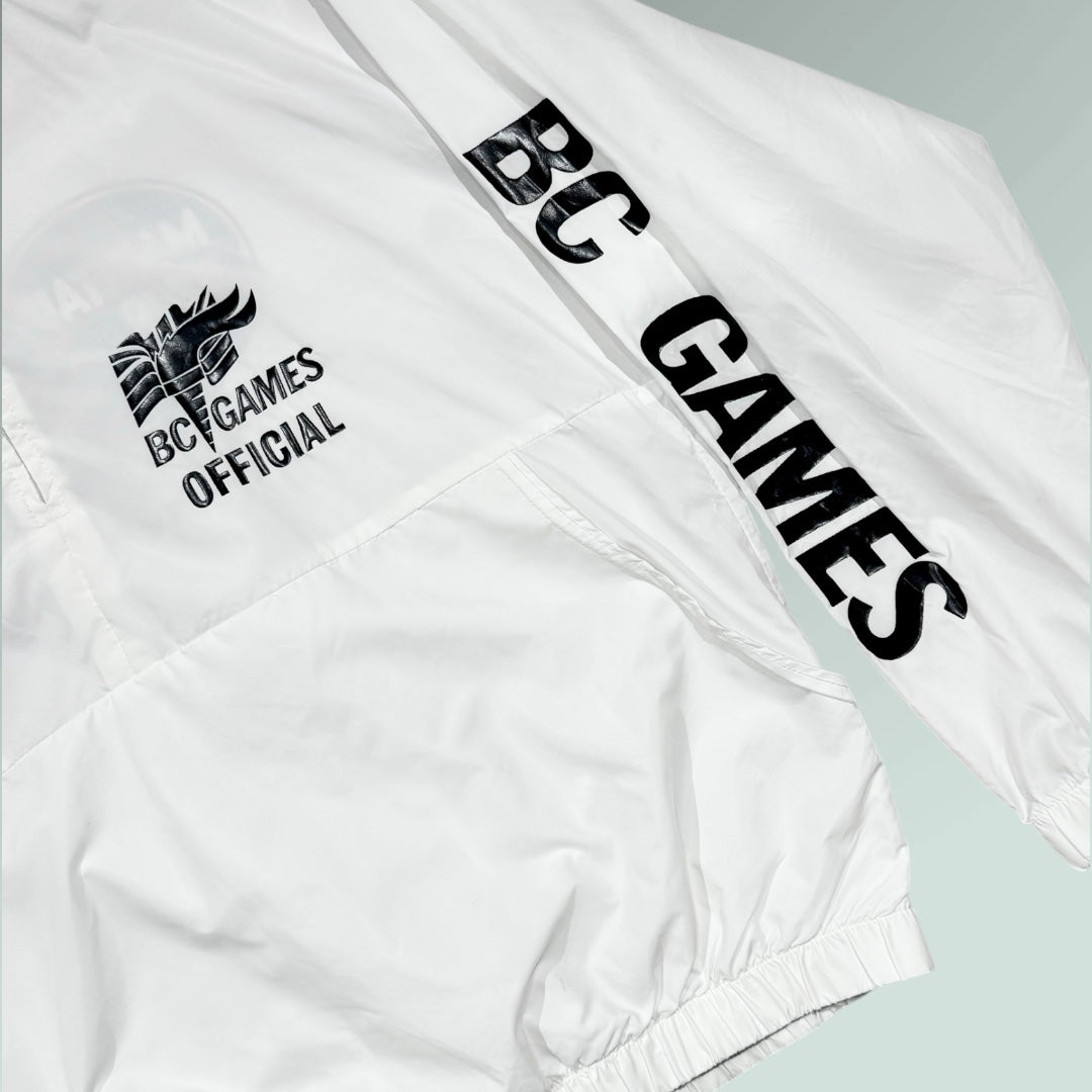 Rare 1980’s BC Games Offical Dairy Sponsor Windbreaker