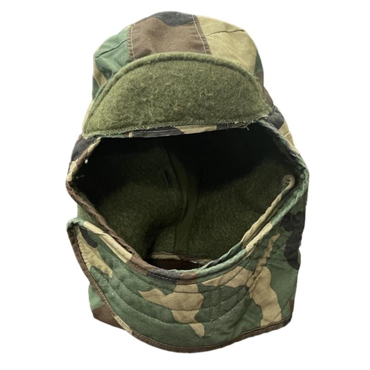 70s Camo Military Helmet Liner Cap
