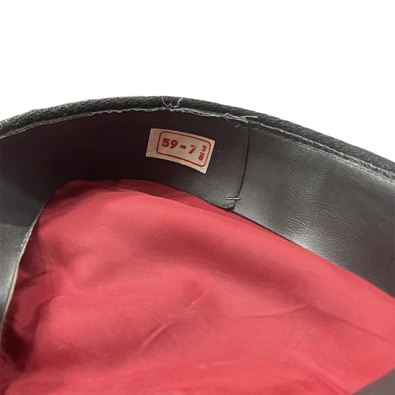 70s Wool Black Cap