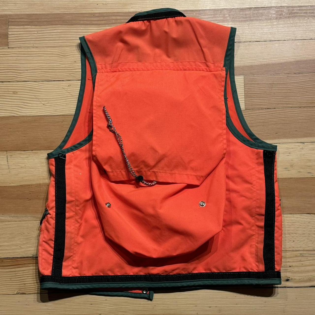 Vintage Orange & Green Hunting Vest
