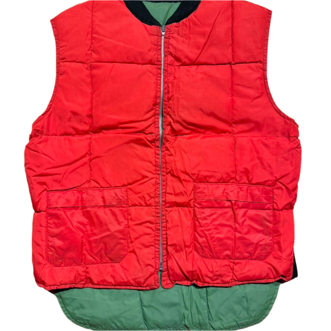 80s Reversible Puffer Vest