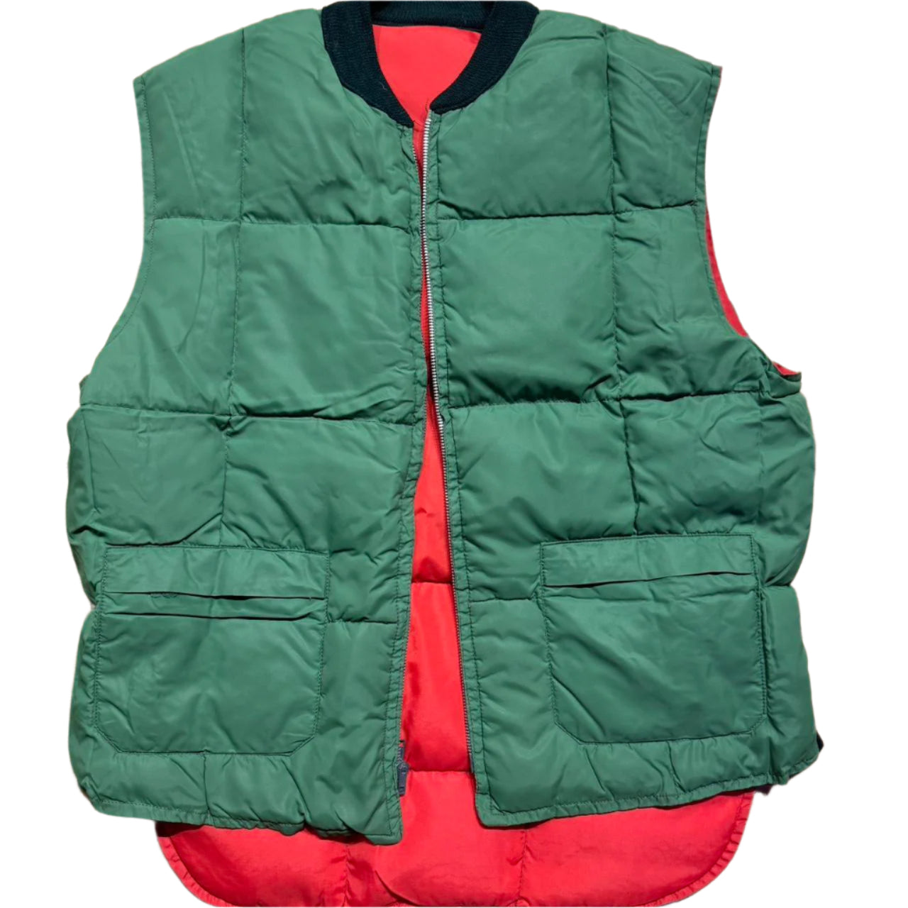 80s Reversible Puffer Vest