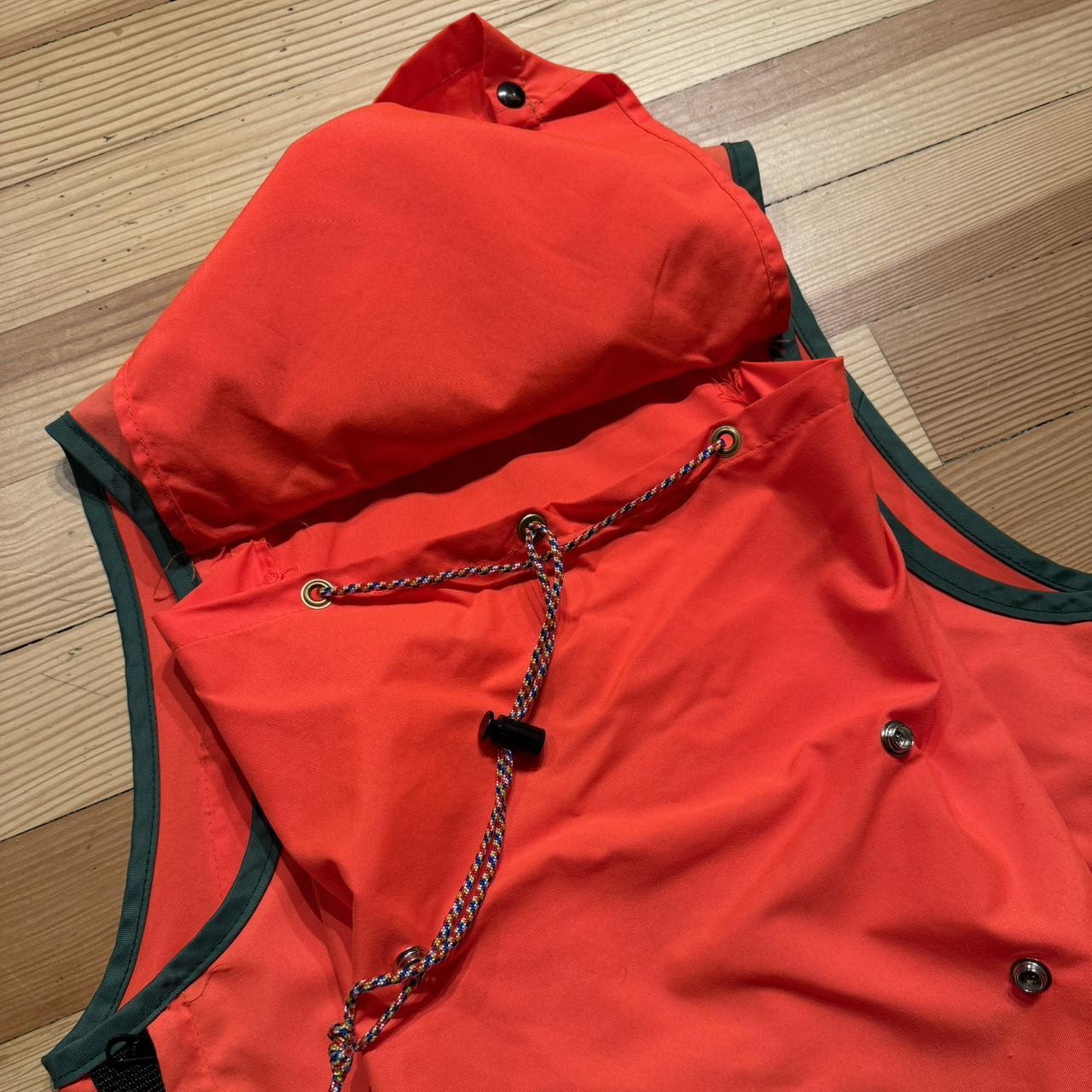 Vintage Orange & Green Hunting Vest