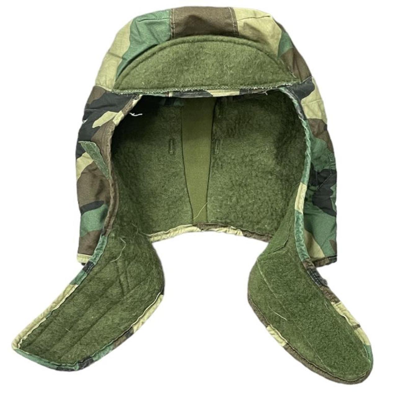 70s Camo Military Helmet Liner Cap