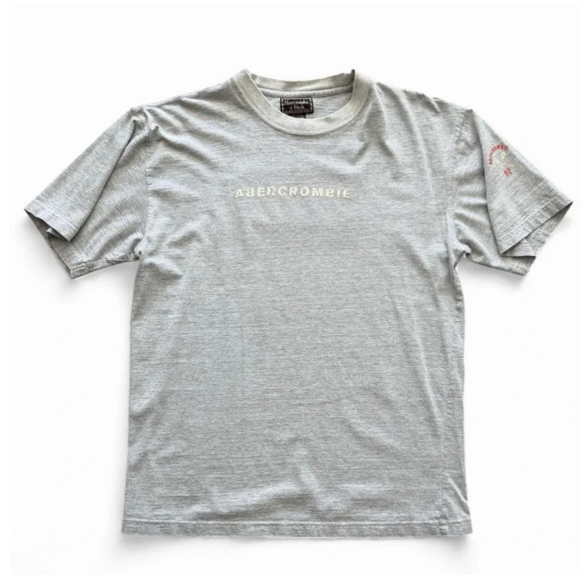 Y2K Abercrombie & Fitch Lacrosse Embroidered Patch T-shirt